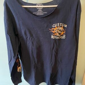 Custom Motorcycles Long Sleeve Shirt